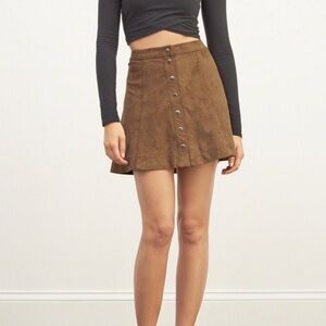 Abercrombie & Fitch, suede mini-skirt, Size 00